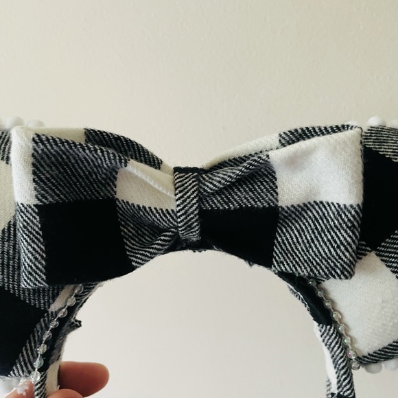 Plaid fall ears, mouse ears, - Picture 2 of 5